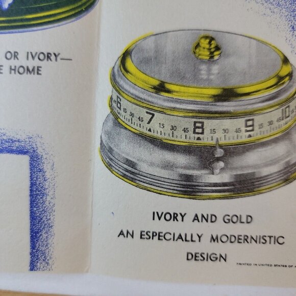 1937 Garden City Novelty The Time Band Rotary Clock 5 colors raffle game 29cents - Picture 10 of 11